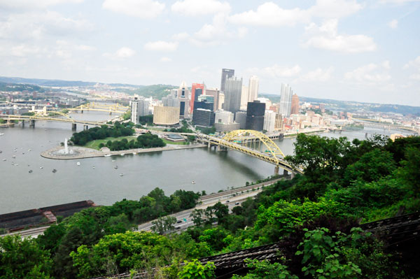 view from the outdoor observation deck